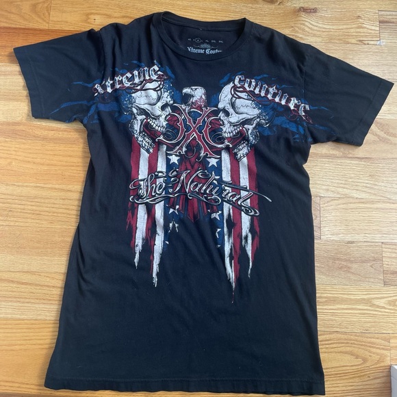 Affliction Other - Affliction Xtreme Couture Tee Shirt Black Medium NWOT